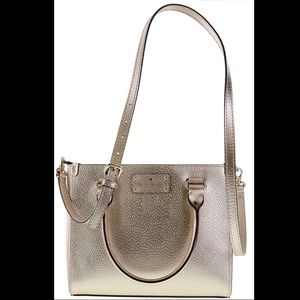 Kate Spade New York Small Wellesley Quinn Gold Bag